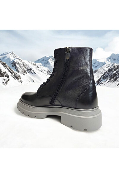 VİVA SHOES 100% Genuine Leather Eva Sole Men's Half Boots