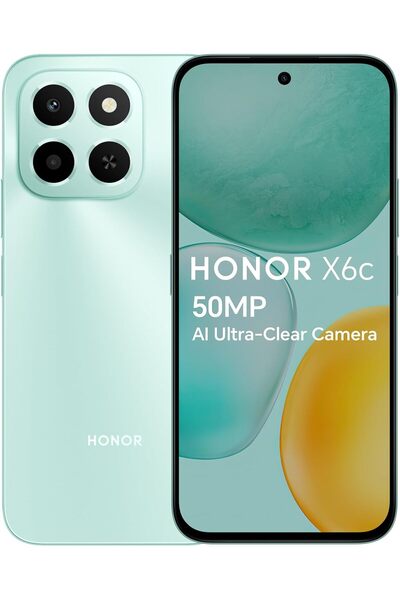 HONOR X6c Dual-SIM 128GB ROM + 6GB RAM Smartphone (Ocean Cyan)