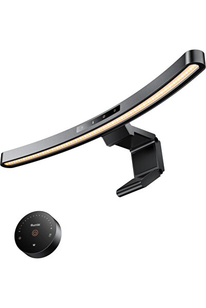 Quntis شريط إضاءة للشاشة المنحنية مع جهاز تحكم عن بعد وخاصية اللمس، وضبط تلقا...