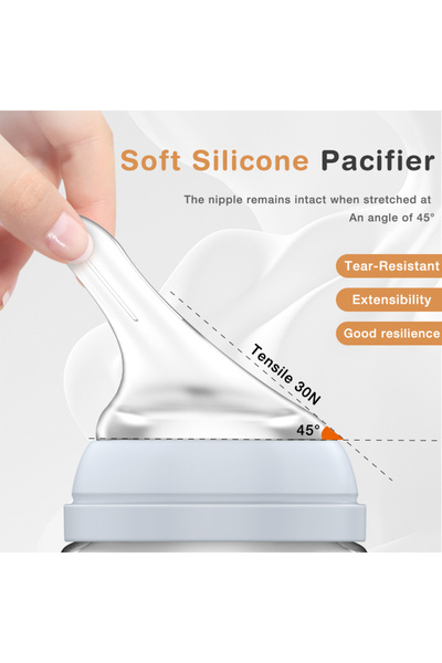 dr.Isla 90ml Baby Glass Bottle Anti-flatulence Milk Feeding Bottles For 0-6 Months Newborn BPA FREE