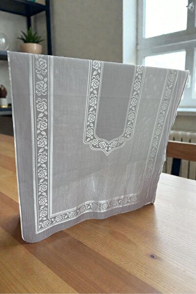 HAVLULAND SARRA ETAMİN İŞLEMELİK 80X130CM SAÇAKSIZ OVERLOKSUZ JAKARLI DESENLİ...