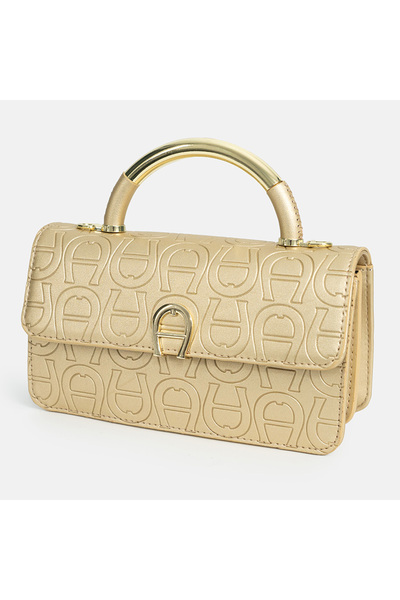 AG New Vintage Handbag Shoulder Tote Bag Diamond Quilted Embossed Commuter Shoulder Bag