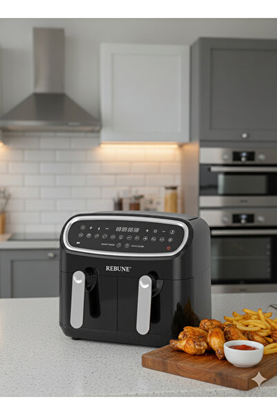 RİBBON مقلاة هوائية بدرجين - ريبون 9 لتر 1400 واط RE-11-035