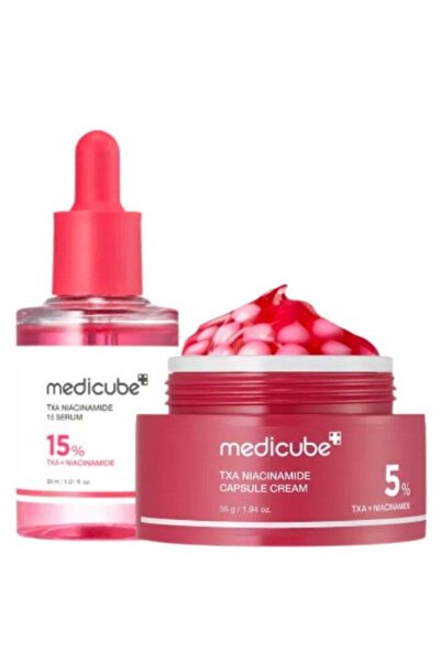 Medicube TXA Serum + 15% Niacinamide 30ml + TXA Niacinamide Capsule Cream 55g