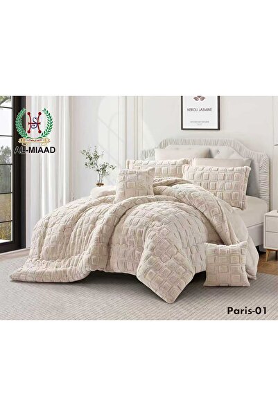 ALMIAAD مفـرش نفرين شتوي فروه الأرنب ناعم_باريس