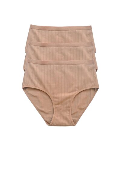 FUNELLA Women's 3-Pack Stretch Fabric High Waist Panties