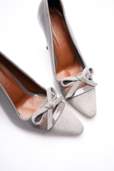 MARCHEO Daria Women's Gray Heeled Shoes