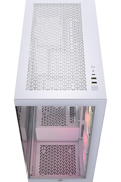 Corsair 3500X ARGB Mid-Tower ATX PC Case – White