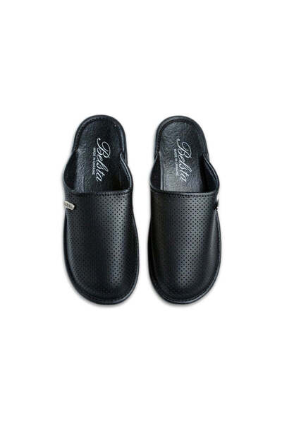 Belsta Perforated leather slippers, size 41