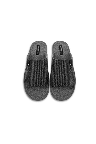 Belsta Grey felt slippers, size 45