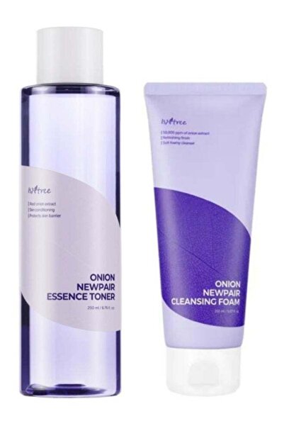 Isntree Onion Newpair Essence Toner 200ml + Onion Newpair Cleansing Foam 150ml