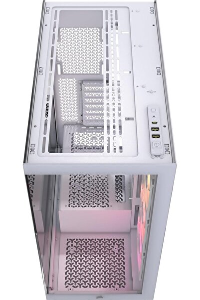 Corsair 3500X ARGB Mid-Tower ATX PC Case – White