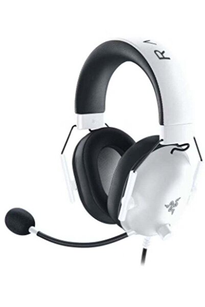 RAZER BlackShark V2 X Wired Gaming Headset, 7.1 Surround, 50mm Drivers, Noise-Cancelling Mic, White