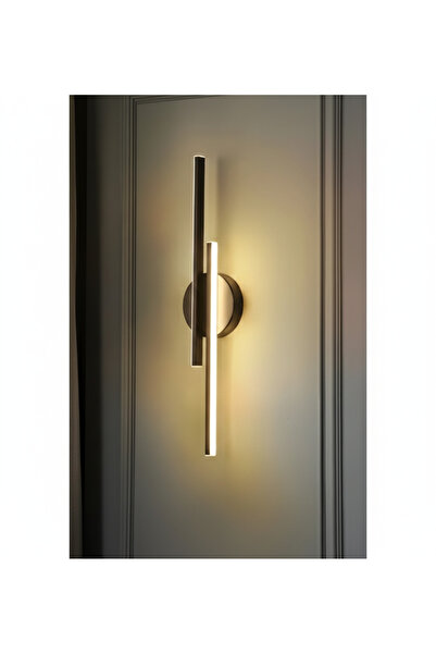 ase metal Çift Ledli 45 cm Pilli Aplik Günışığı / Pil Dahildir