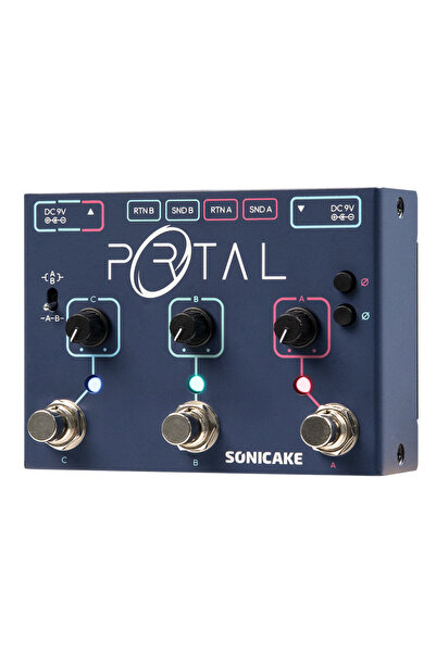 Choice SONICAKE Portal Active Signal Mixer, Analog Line Selector, ABY&FX Loop 3 Channels Multi effects p...
