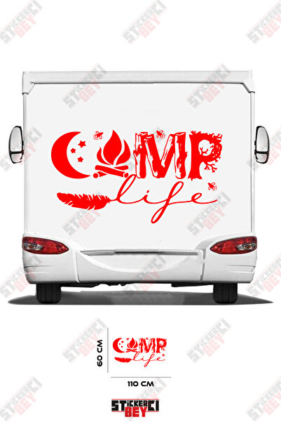 STİCKERCI BEY ملصق كامب لايف لعربات التخييم