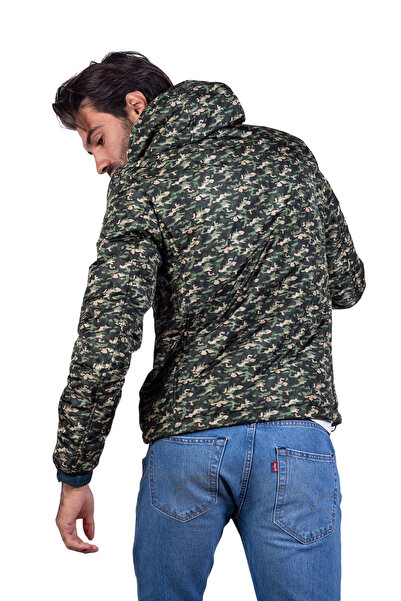 ARTIERI Hooded printed jacket