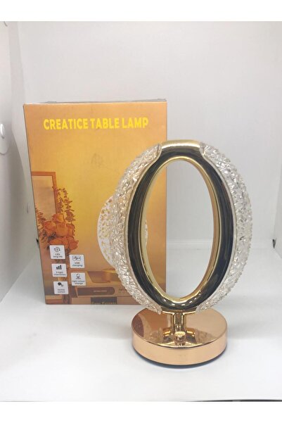 Lebron Kristal Oval Şekilli LED Masa Lambası-3 Renk