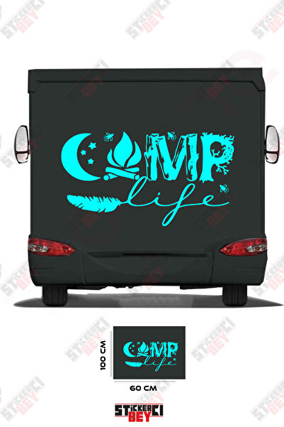 STİCKERCI BEY ملصق كامب لايف لعربات التخييم