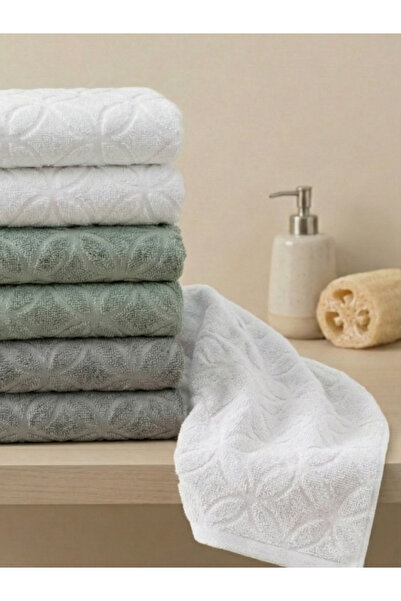 Niateks design marketing sewig house طقم مناشف وجه من القطن 100% من AURA مكون...