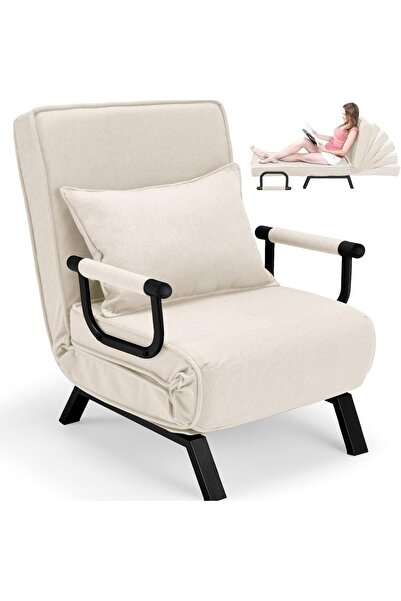 Topone1Topone1 Convertible Bed Chair 3-in-1 Recliner Adjustable Function Folding Sofa Chair