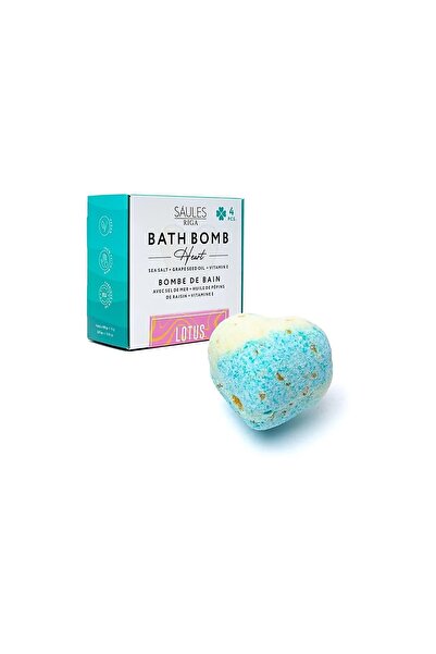 Saules Riga Bila de baie efervescenta (inimă) -Lotus -- 90g