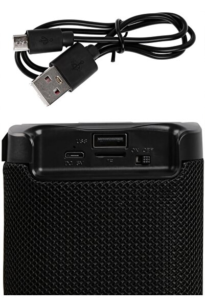 Generic Bluetooth Speaker with RGB Lights & Loud Stereo Sound, Wireless Portable Speaker with USB