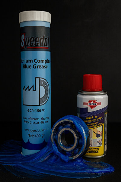 Speedol Lityum Kompleks Mavi Gres Kartuş 400 GR Ve Çok Amaçlı Multi Sprey