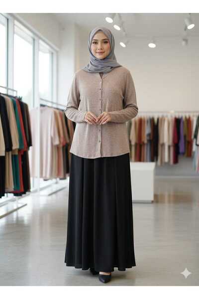 QUAWEAR V-Neck Soft Fabric Cardigan