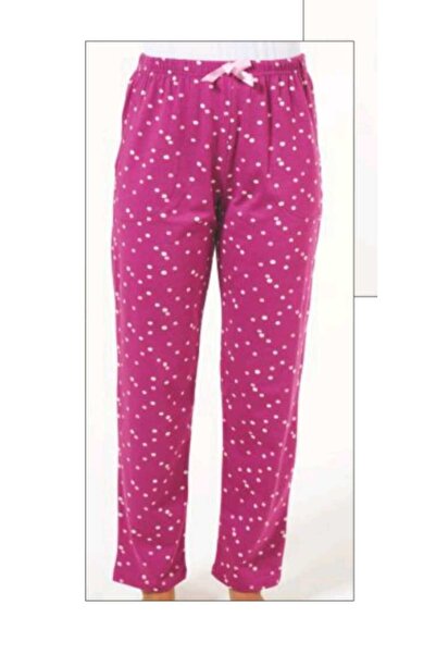 Estiva Polka Dot Patterned Stretchy Cotton Pocket Pajama Bottoms