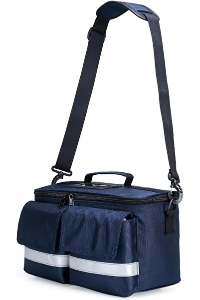 EXCEFORE حقيبة الإسعافات الأولية - حقيبة دواء رمادية فارغة محمولة للتخييم وال...