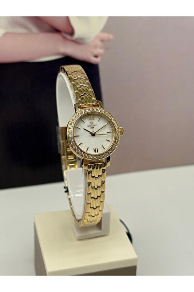 Hislon Gold Stone Women's Watch with 3 Years Warranty
