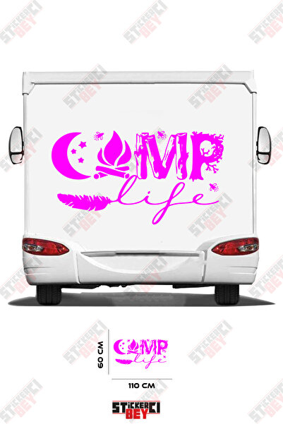 STİCKERCI BEY ملصق كامب لايف لعربات التخييم