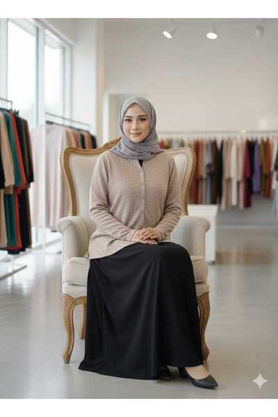 QUAWEAR V-Neck Soft Fabric Cardigan