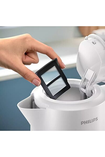 Philips Fierbator HD9411/00, 1, 7L, 2200W, Filtru, Baza rotativa, ALB