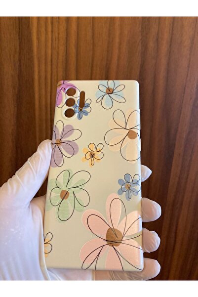 Newon Samsung Galaxy Note 10 Plus Printed Velvet Inside Silicone Phone Case