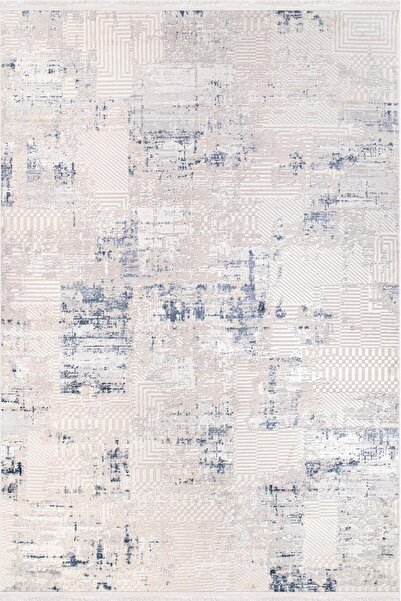 verrino Halı Rose 01 Mavi Serisi Akrilik Salon Oturma Yatak Odası Halısı