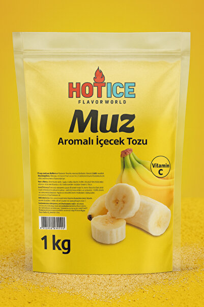 MUZ AROMALI İÇECEK TOZU 1KG
