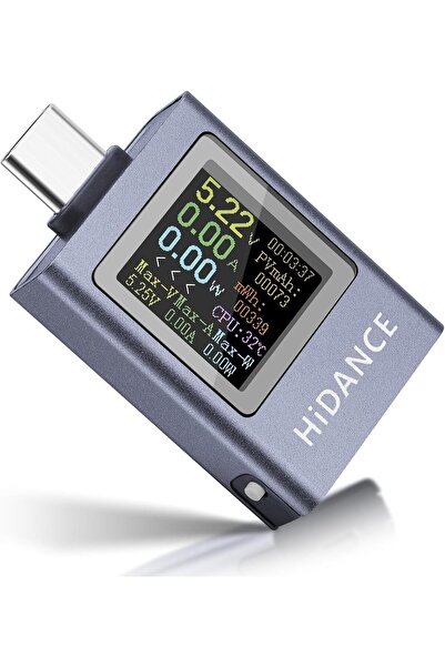 NALACAL USB-C Power Meter Tester PD 3.1 Type-C Digital Multimeter (4-50V, 0-12A)