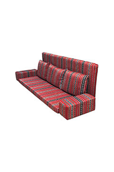 Generic Arabic Seating - Armrest - Type 1 - Red