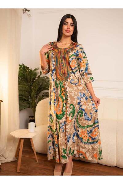 AFandina Exclusive jalabiya designed with meticulous attention to detail