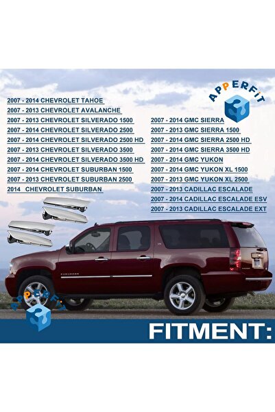 Generic APPERFiT 4 PCS Interior Door Handle Lever Compatible with 2007-2014 Chevy Silverado, Tahoe, Avalanch