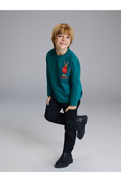 LC Waikiki με τύπωμα Μακρυμάνικο μπλουζάκι για αγόρια