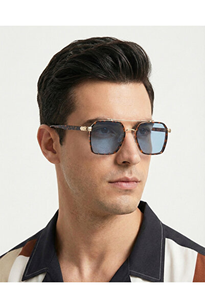 LUNOX Metal Double Bridge Uv Protection Sunglasses