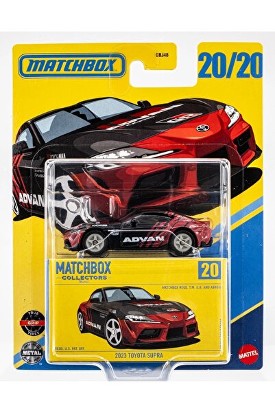 HOT WHEELS Matchbox Collectors 2023 Toyota Supra – Advan Siyah Kırmızı Diecast Model (20/20)
