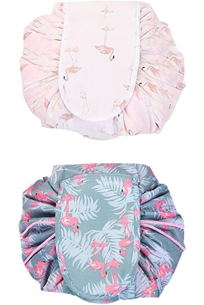 Margoun Drawstring Makeup Bag Waterproof Large Cosmetic Toiletry Organizer BAG001(2 pack)