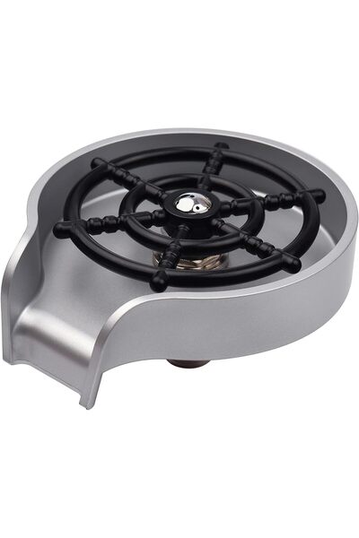 EACAM شطاف زجاجي لحوض المطبخ - غسالة زجاجات وأكواب (ABS + فولاذ مقاوم للصدأ)