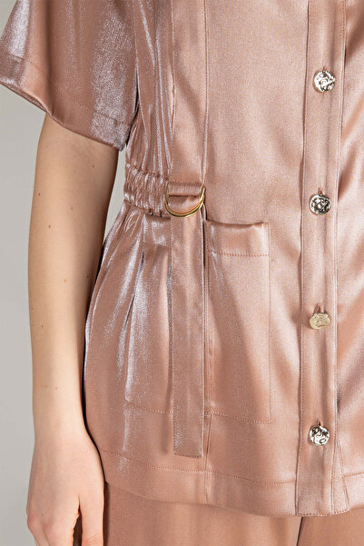 GUMANIZE Γυναικείο Σετ Παντελόνι με Σακάκι με λαιμόκοψη σε σχήμα V