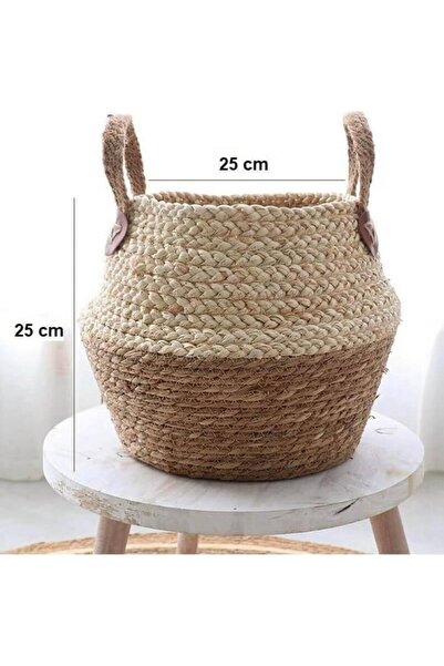 SPR سلال خوص بوهيمي Bohemian Rattan Woven Baskets (Set of 3)