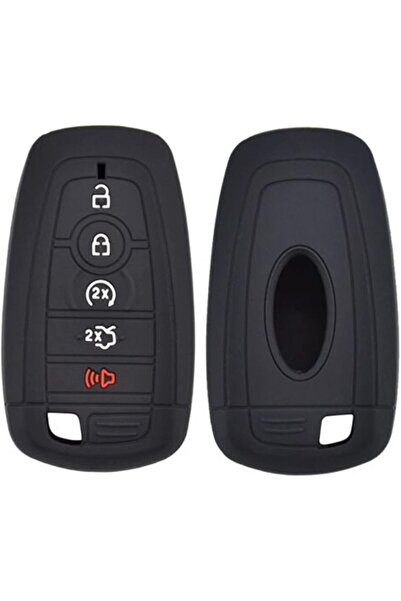 Generic DON'T TOUCH MY KEY 2 PCS Silicone 5 Button Remote Case Fob Shell Cove...